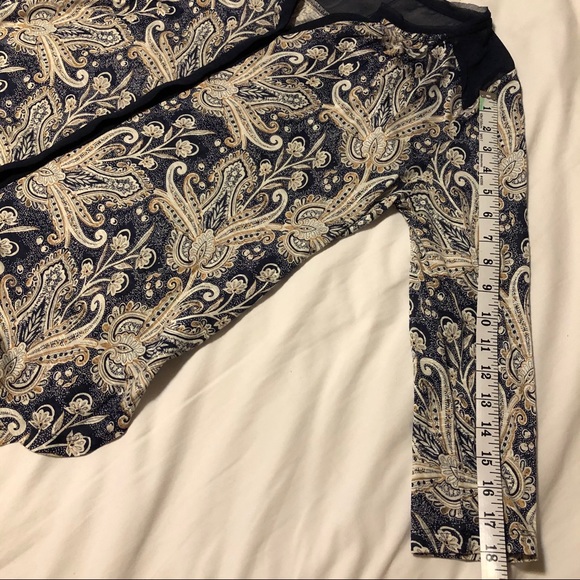Lucky Brand Paisley Blouse - Picture 8 of 8